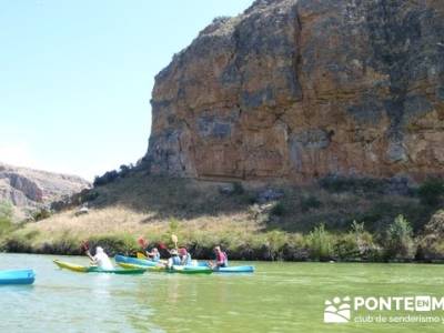 RUTA DE PIRAGÜISMO EN CANOA Y PIRAGÜA - HOCES DEL RÍO DURATÓN; viajes y rutas